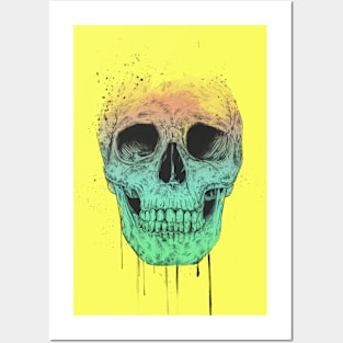 Pop art skull Posters and Art